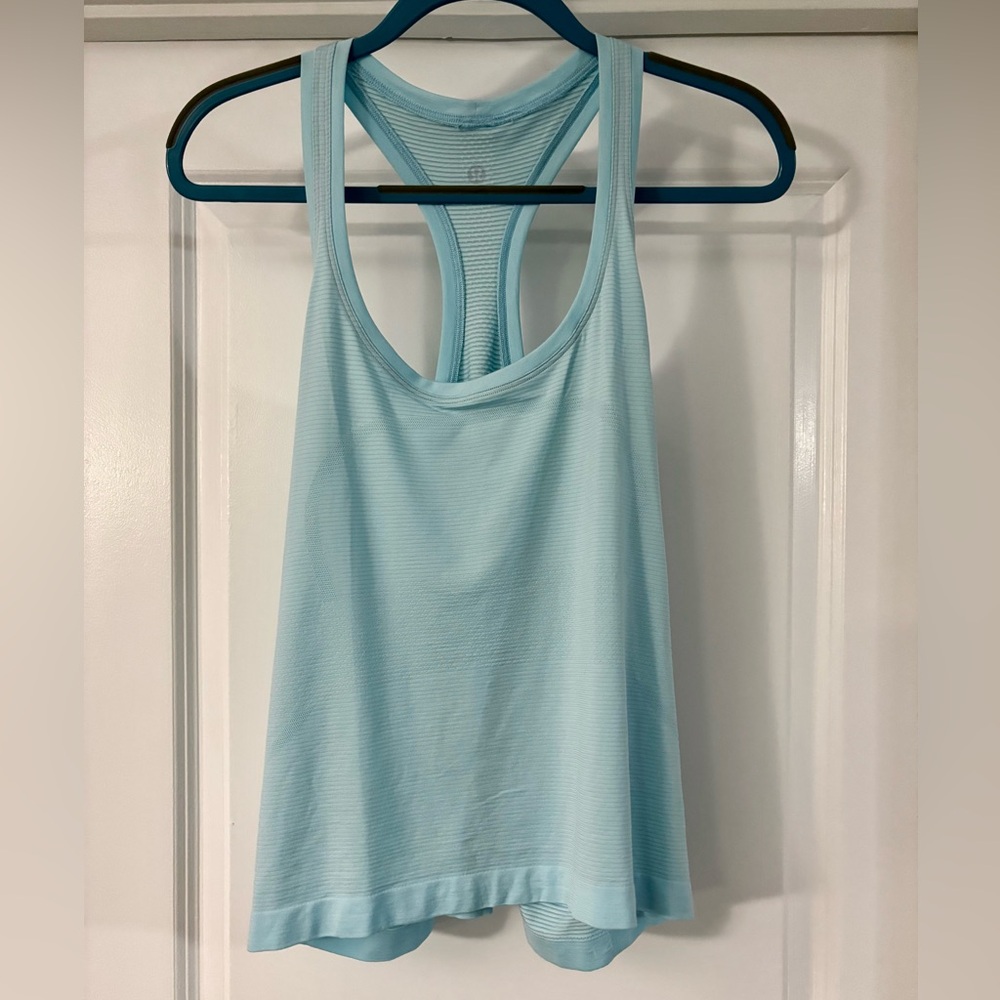 Lululemon Swiftly Tank in Icing Blue